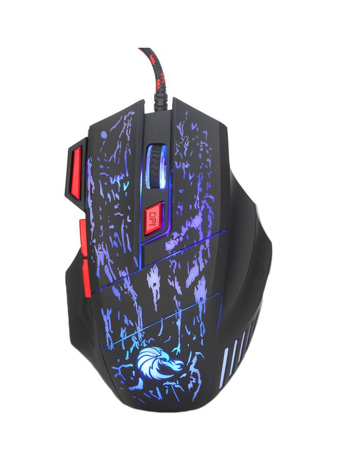 Wired Optical Gaming Mouse Black/Blue - Image 1