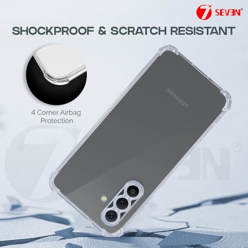 7-Seven 7SEVEN® Back Cover for Samsung Galaxy A56 5G Transparent Mobile Back Case Shock Proof Design Camera Edges Protection Crystal Clear Phone Case Silicon Soft TPU and Flexible Bumper Phone Cover - Image 5