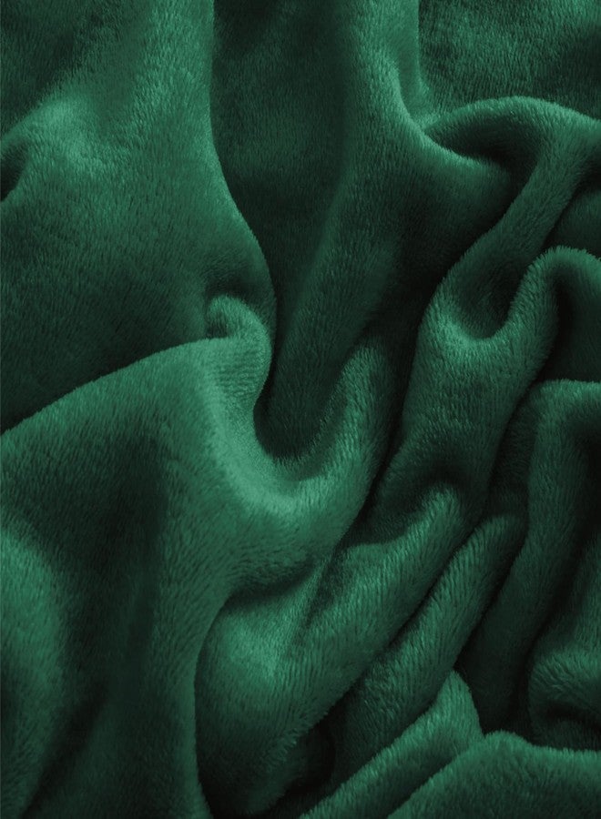 BEDELITE Flannel Sheets Set Dark Green Full Size - Image 5