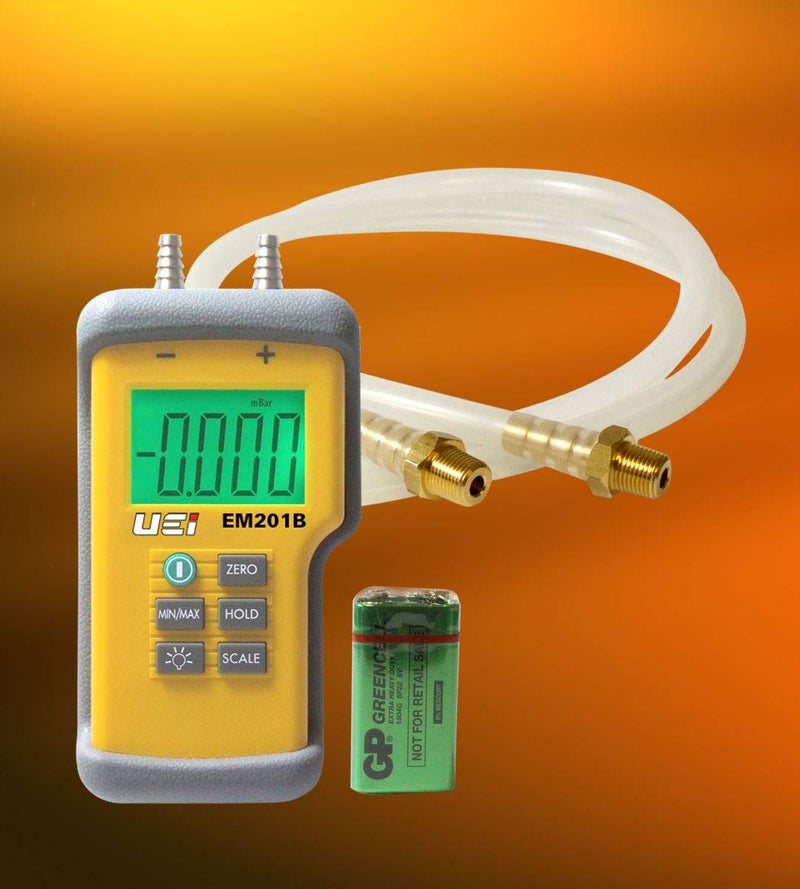 UEi Test Instruments EM201B Test Dual Input Differential Manometer - Image 3