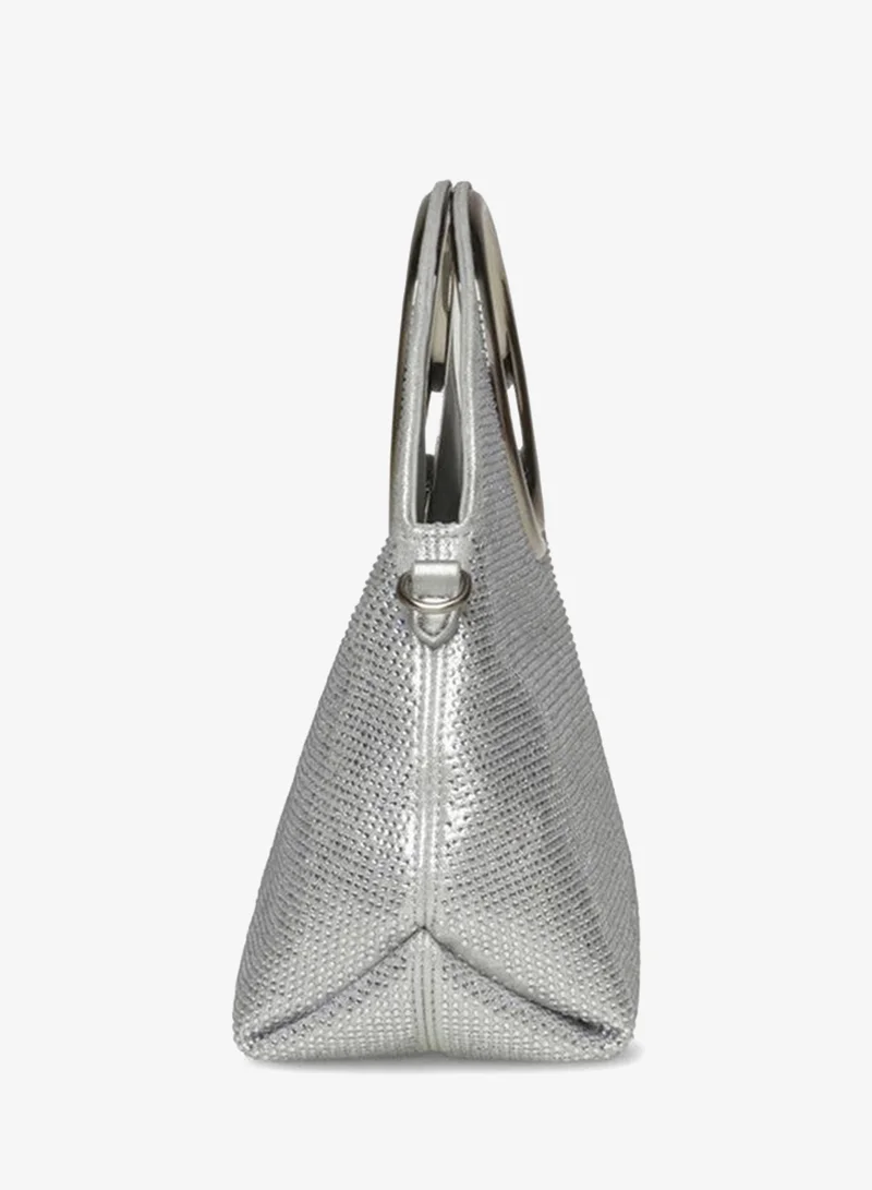 Steve Madden Bfiora-C Silver Women's Crossbody Bag