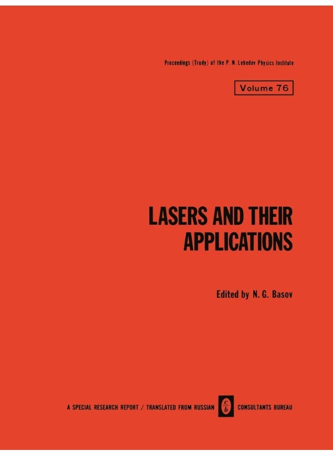 Lasers and Their Applications / Lazery I Ikh Primenenie 