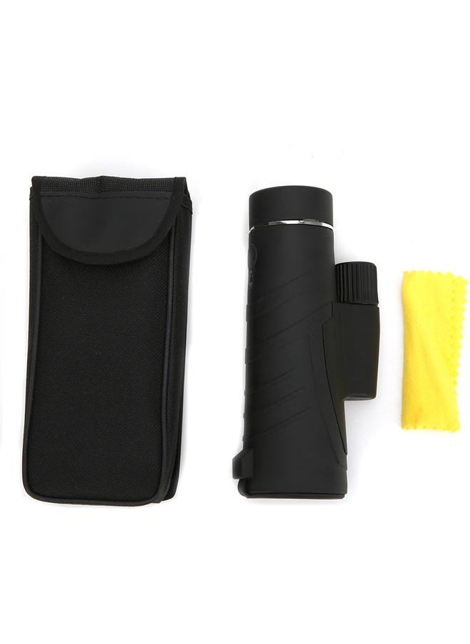 Thoraya 10X42 Plastic Black Outdoor Portable Waterproof High Magnification HD Monocular Telescope  - Image 1