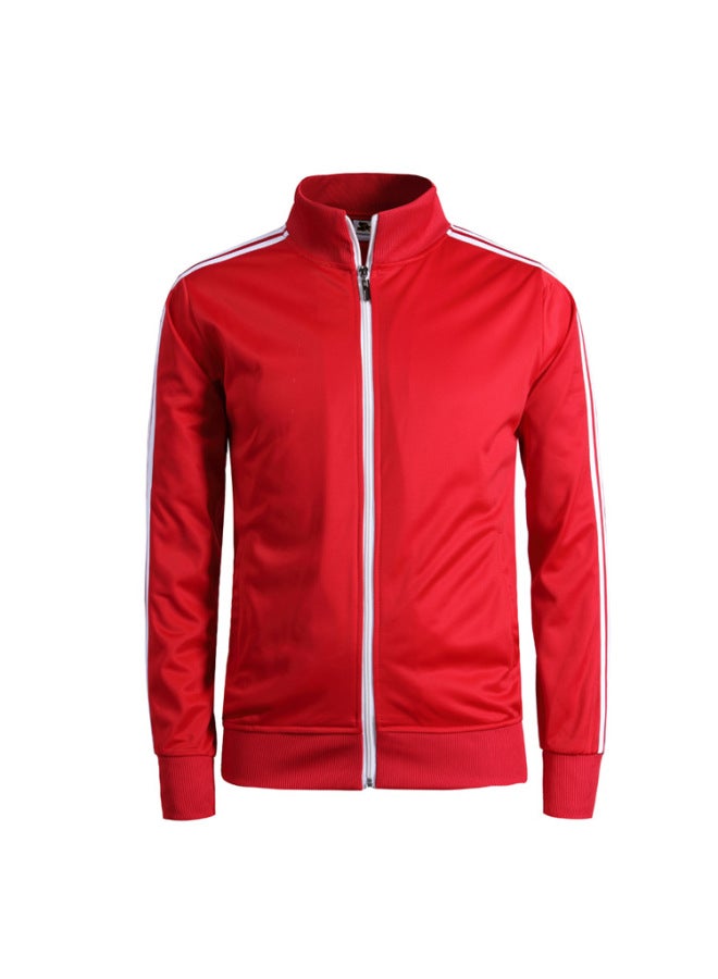 Football Clothing Jacket Men's Long-sleeved Training Clothing Football Team Clothing Sports Training Jacket Running Casual Clothing Jersey Winter