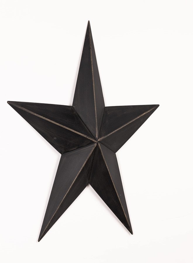 Hearthside Collection The CWI Gifts Metal Barn Star - 12" Galvanized Hanging Star - Farmhouse Wall Decor - Black - 1, 12 X 12 X 2 - Image 2