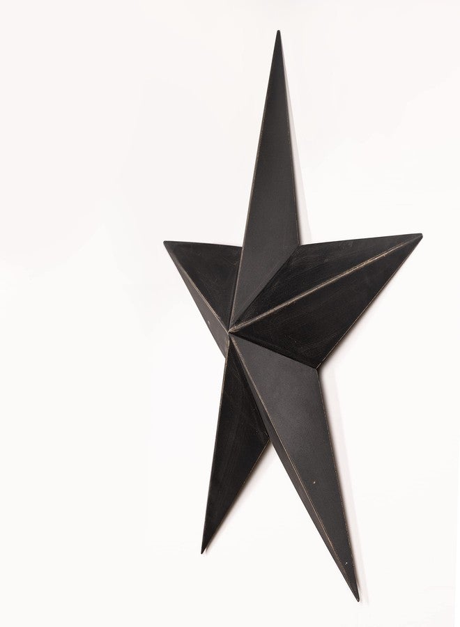 Hearthside Collection The CWI Gifts Metal Barn Star - 12" Galvanized Hanging Star - Farmhouse Wall Decor - Black - 1, 12 X 12 X 2 - Image 3