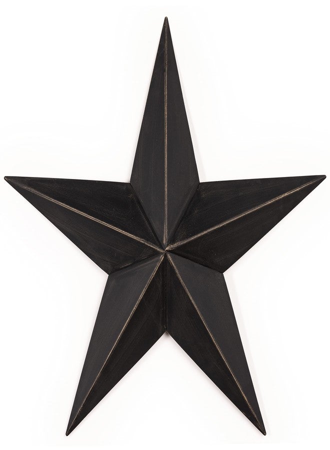 Hearthside Collection The CWI Gifts Metal Barn Star - 12" Galvanized Hanging Star - Farmhouse Wall Decor - Black - 1, 12 X 12 X 2 - Image 1