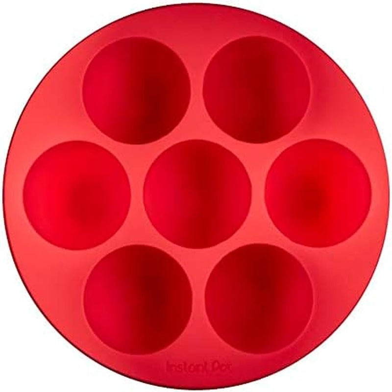 Instant Pot Official Silicone Egg Bites Pan with Lid - Compatible with 6 Qt., 8 Qt. Cookers - Ideal for Egg Bites, Muffins, Baby Food, and More - BPA-Free, Non-Stick, and Heat Resistant to 450°F - Image 1