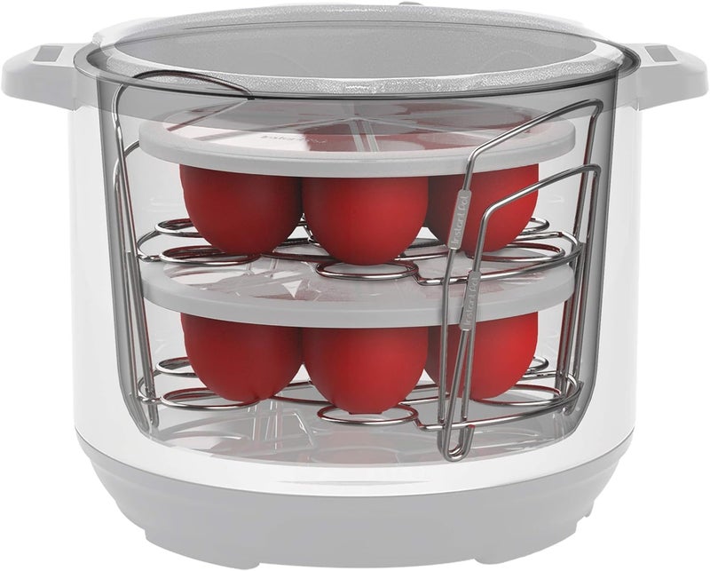 Instant Pot Official Silicone Egg Bites Pan with Lid - Compatible with 6 Qt., 8 Qt. Cookers - Ideal for Egg Bites, Muffins, Baby Food, and More - BPA-Free, Non-Stick, and Heat Resistant to 450°F - Image 5