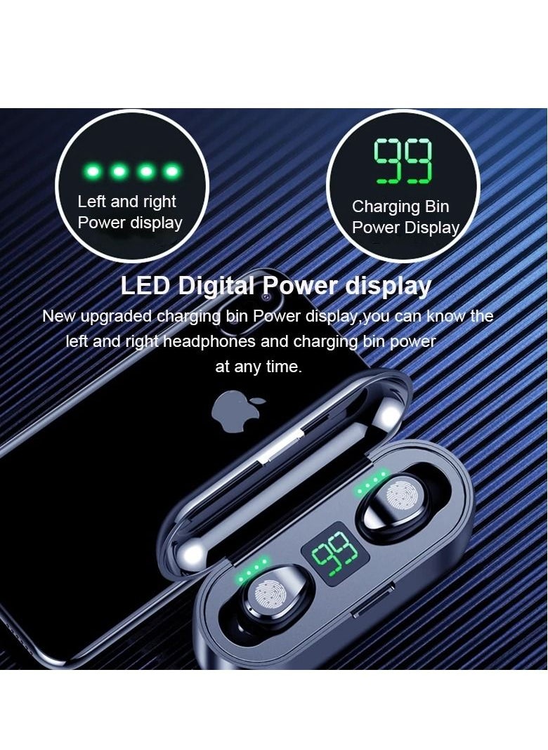 F9 TWS True Wireless Earbuds Bluetooth Version 5.1 Highly Touch Sensitive