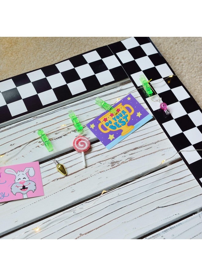 Youngever 52.5 Ft Bulletin Board Borders For Classroom Decoration, Checker Design - Image 4
