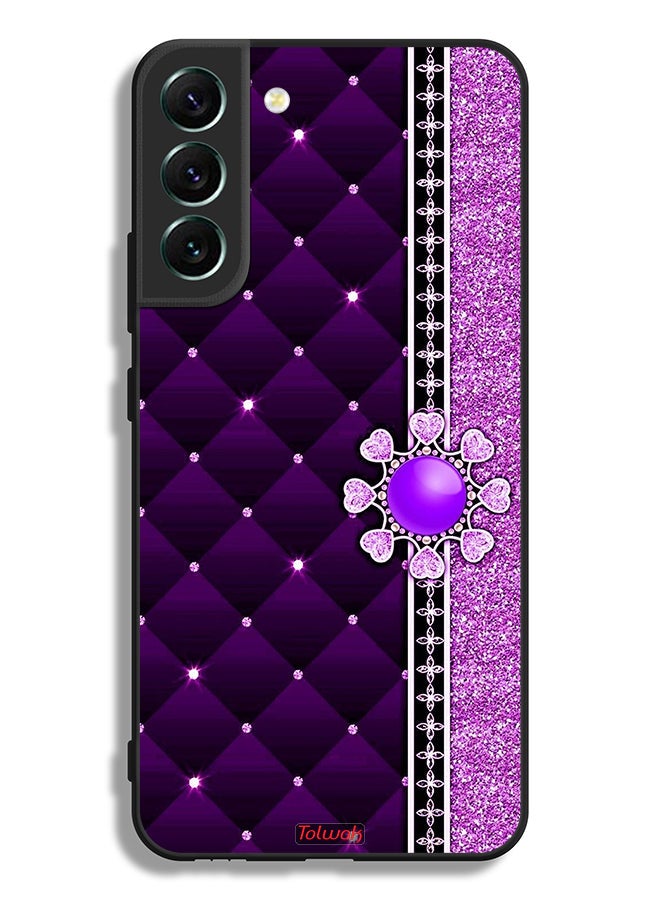 Tolwak Samsung Galaxy S22 Plus 5G Protective Case Cover Glitter Hearts - Image 3