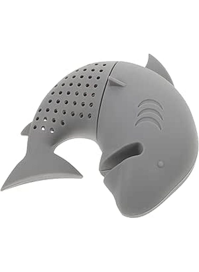 Reusable Silicone Shark Tea Strainer Infuser Loose Leaf Filter Easy to Clean - Image 1