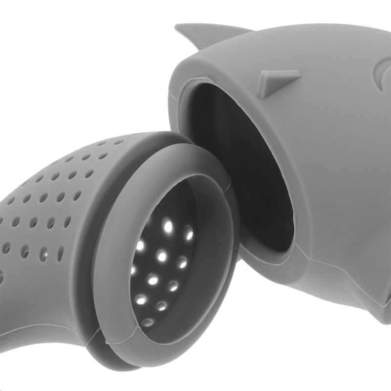 Reusable Silicone Shark Tea Strainer Infuser Loose Leaf Filter Easy to Clean - Image 4