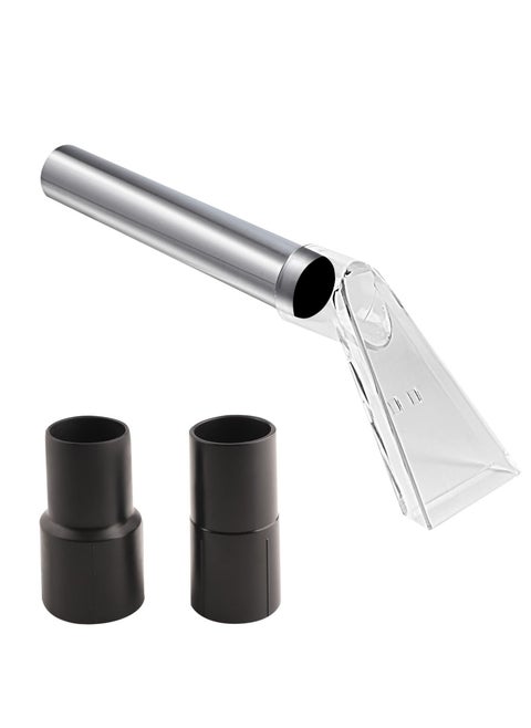 Vac Extractor Attachment, Carpet Vac Extractor Attachment Tool with Clear Head, Turn Wet-Dry Vac into an Extractor for Cleaning Carpet Car Upholstery