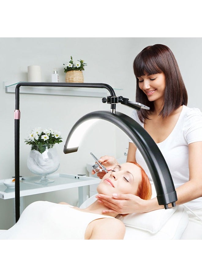 Arabest - Half Moon Light,36W Desktop LED Light 3000K 6000K Half Moon Shaped,3 Adjust Brightness Eyelash Beauty Lamp for Salon Nail Art,Black 80 cm - Image 1