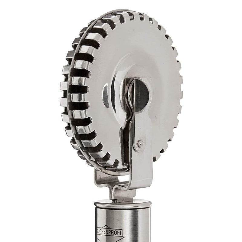 Küchenprofi Kchenprofi Ravioli Cutter 18/10 Stainless Steel Wheel  Perfect For Cutting  Sealing  And Crimping Fresh Pasta And Pastry Dough  7-Inch  Silver - Image 3
