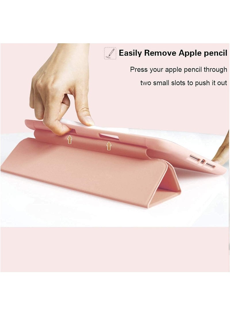 ELTRAZONE - iPad 9th/8th/7th Generation case (2021/2020/2019) iPad 10.2-Inch Case with Pencil Holder [Sleep/Wake] Slim Soft TPU Back Smart Magnetic Stand Protective Cover Cases - Image 1
