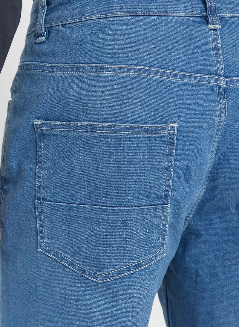 Seventy Five Distressed Denim Shorts