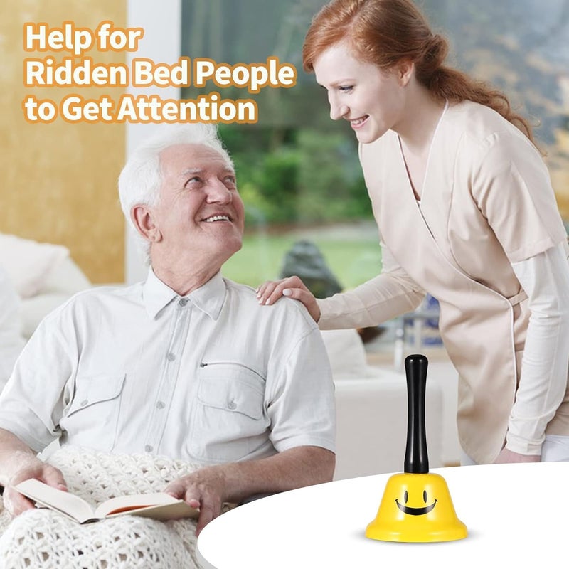 X spring Call Bell, 2 Pack Service Bell Dinner Desk Bell For The Porter Kitchen Restaurant Bar Hotel Schools, Dog Training Bell, Game Bell, Kitchen Bell, Loud Bell For Olds, Children - Image 4