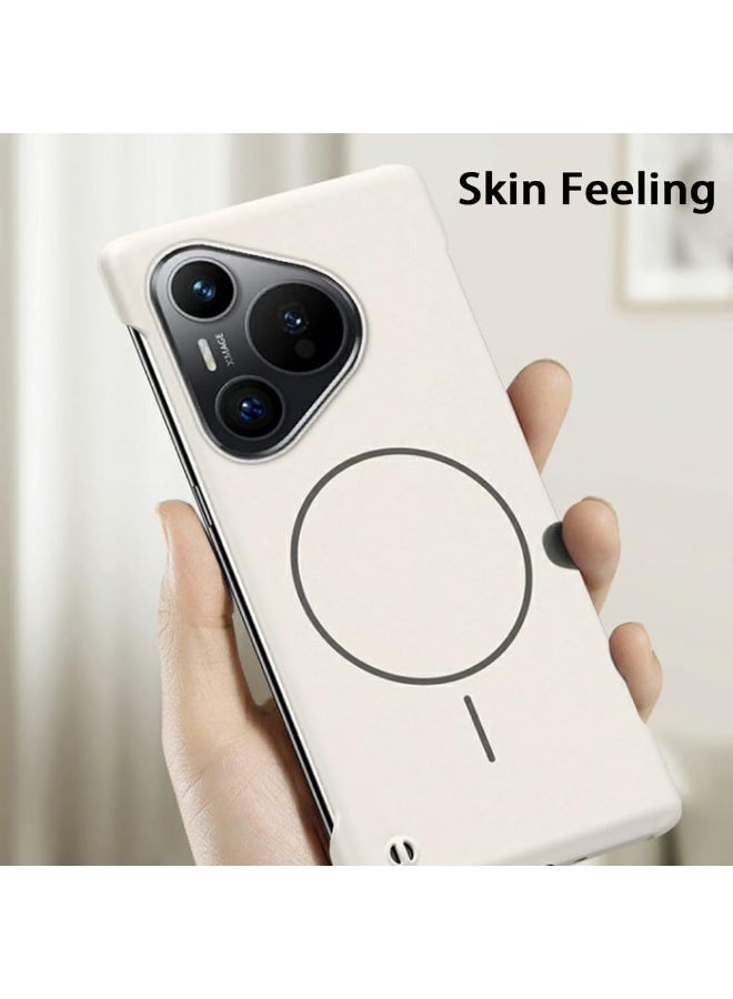 Case for Huawei Pura 80 Pro+/80 pro, Ultra Thin Magnetic Cover Support Wireless Charging Frameless Hard Case - Image 3