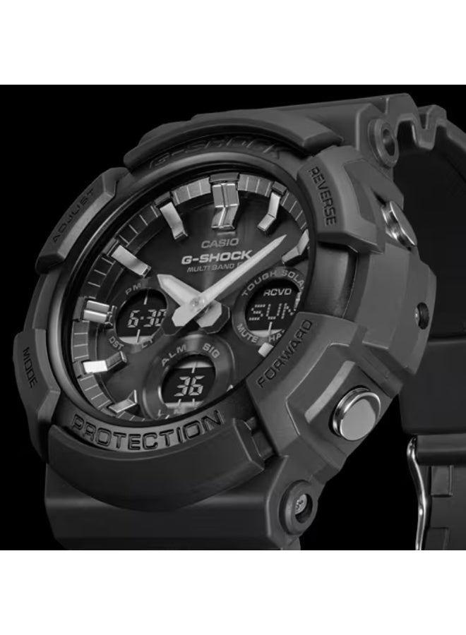 Casio G-SHOCK GAW-100B-1AER Tough Solar Radio Controlled Analog Digital Watch Shock Resistant 200m Water Resistant Black - Image 3