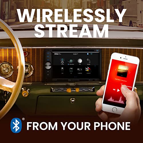 BOSS Audio Systems BVB9358RC Car Stereo – Wireless CarPlay Android Auto, Double Din, 7 Inch Touchscreen, Bluetooth, NO CD DVD Player, AM/FM Radio Receiver, Backup Camera, A/V Input, USB - Image 2