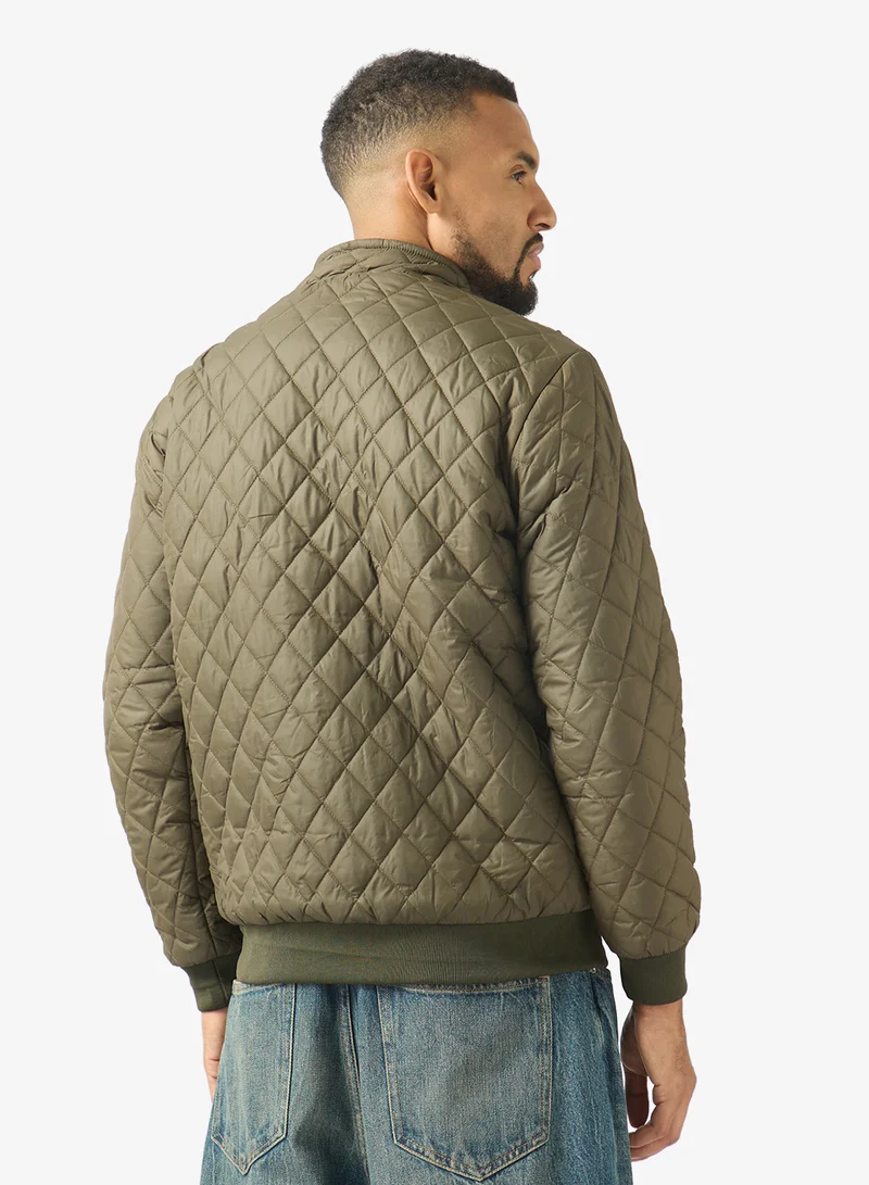 Seventy Five Casual Zip Through Puffer Jacket