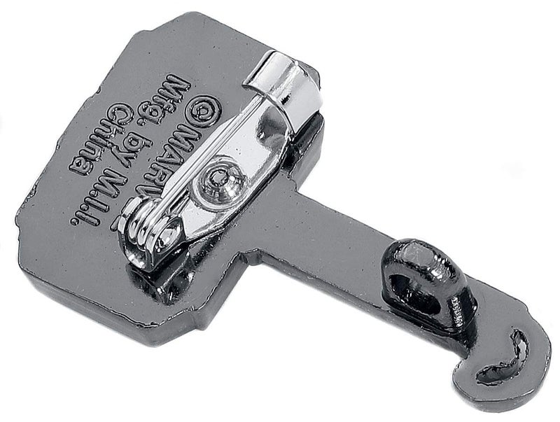 Marvel Thor Hammer Pewter Lapel Pin,Silver,1" - Image 3