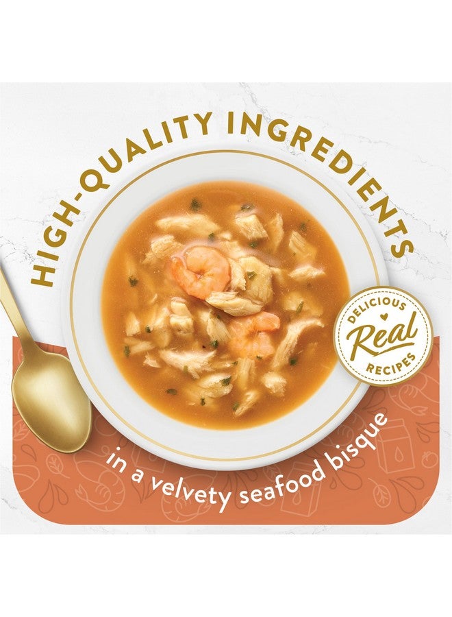 فانسي فيست طعام القطط الرطب القابل لللعق من بورينا فانسي فيست، بنكهة مرق المأكولات البحرية والروبيان - عبوة من ١٦ كيسًا، وزن ١٫٤ أونصة - Image 2