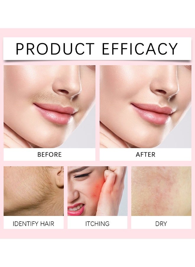 EELHOE Hair Identifier Spray, Hair Identifier Spray for Face Shaving Dermaplaning, White Dermaplaning Spray, Dermaplaning Face Spray Powder, Skin Hair Identifier Spray - Image 2