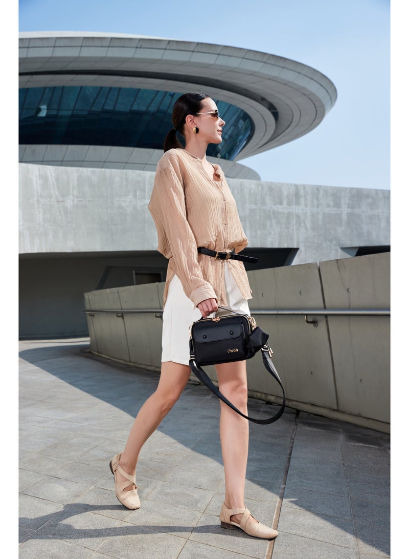 Chantria Women's Crossbody and Shoulder Bag CKB00965 - Water-Resistant Casual Purse with External Coin Pouch - Image 3