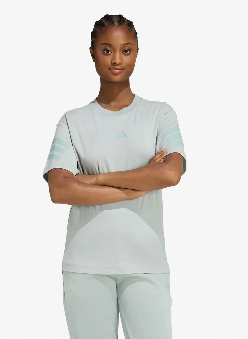 اديداس تيشيرت فيوتشر آيكون مزين بـ 3 خطوط