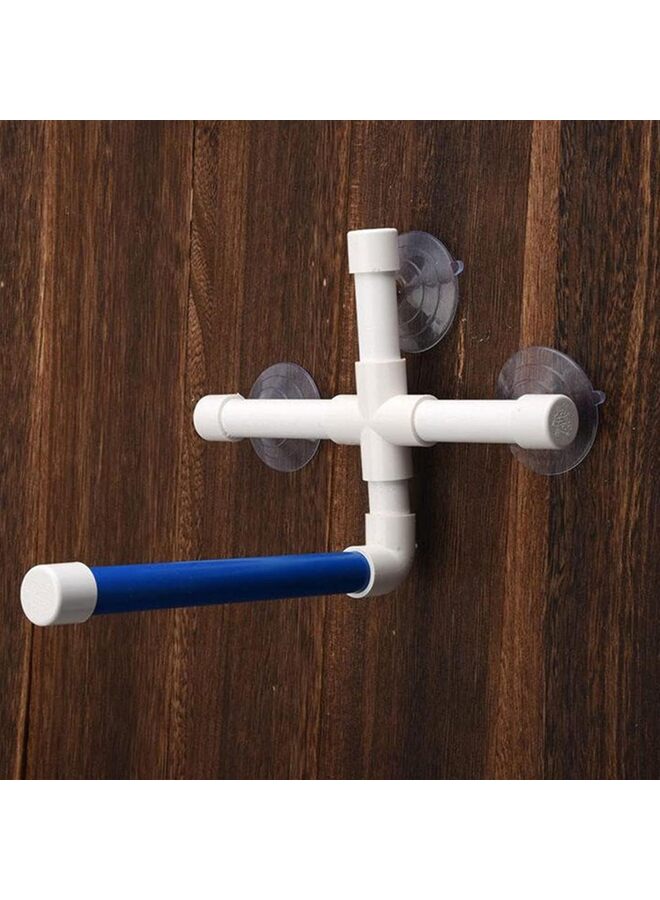 Bird Parrot Stand Perch Shower Perch Standing Toy Portable Suction Cup Parrot Bath Stands Suppllies Holder Platform Parakeet Window Wall Hanging Play (3 Suction Cups1)  - Image 5