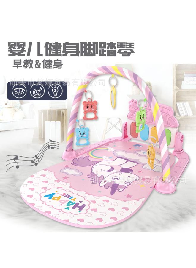 Baby Fitness Frame Music Pedal Toy Baby Piano Game Mat 0-36 Months Educational Toys
