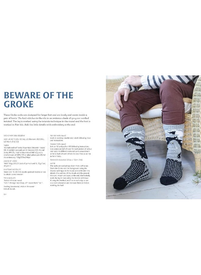 Search Press Knitted Moomin Socks: 29 original designs with charts  - Image 4