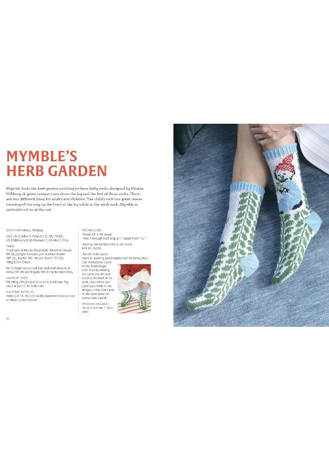 Search Press Knitted Moomin Socks: 29 original designs with charts  - Image 3