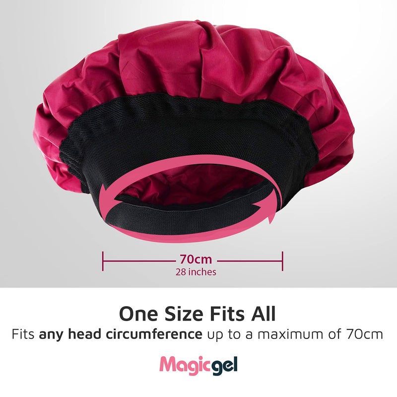 Magic Gel Premium Deep Conditioning Heat Cap. A Hot Head Cap to Hydrate, Moisturize and Condition. Thermal Cordless Hair Steamer for Damaged Hair (Natural Steam Treatment) - Image 2
