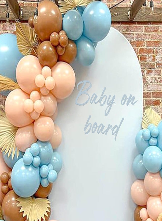 Capiont Baby On Board Decal - Baby Shower Party Decorations,Gender Reveal Party Decor Decals,Photography Background Decal (Blue Baby on Board) - Image 5