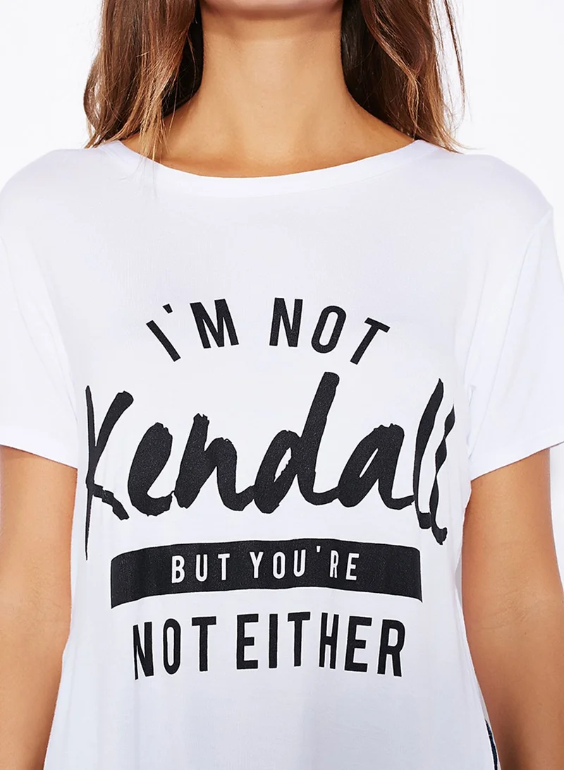 Fashion Union Side Split T-Shirt