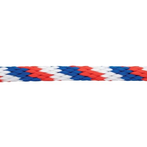 Weaver Leather Poly Lead Rope Blue/Red/White, 5/8 x 10' - Image 3
