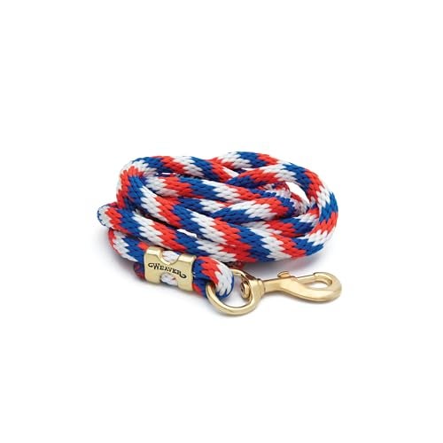 Weaver Leather Poly Lead Rope Blue/Red/White, 5/8 x 10' - Image 4