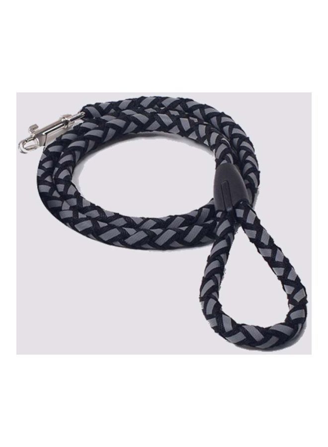 NIBEMINENT Reflective Lead Leash With Waist Chest Strap Black/Grey M - Image 2