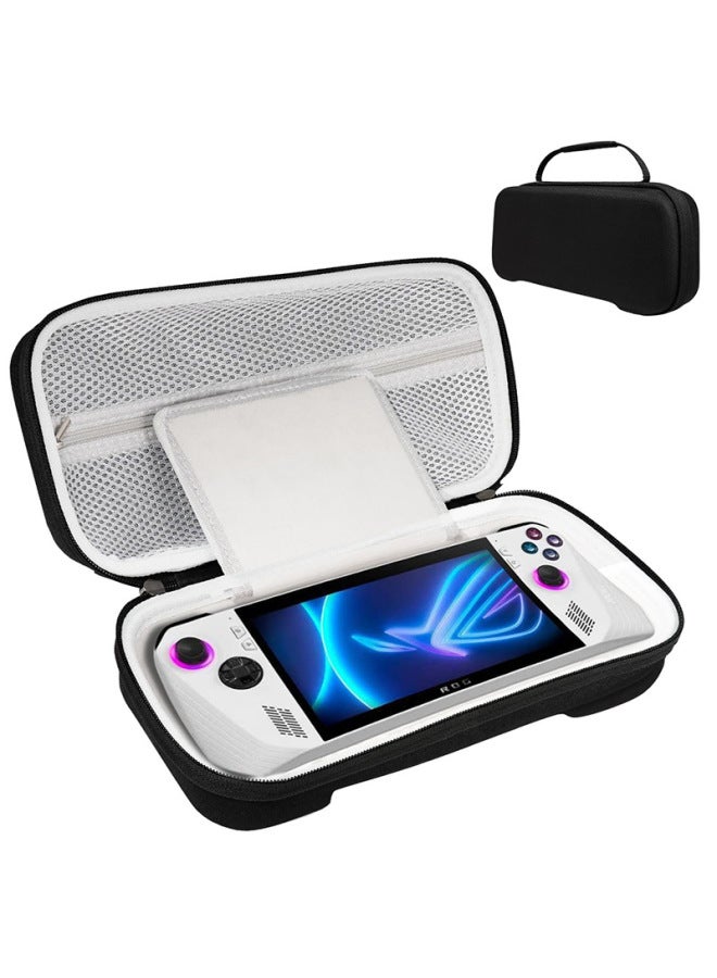 حقيبة تخزين Asus Rog Ally ملحقات محمولة من جلد أكسفورد حافظة واقية للألعاب مقاومة للماء مع دعامة - لون المنتج: شعر رمادي - الموديل: حقيبة تخزين rog Ally (حقيبة منخفضة) - Image 1