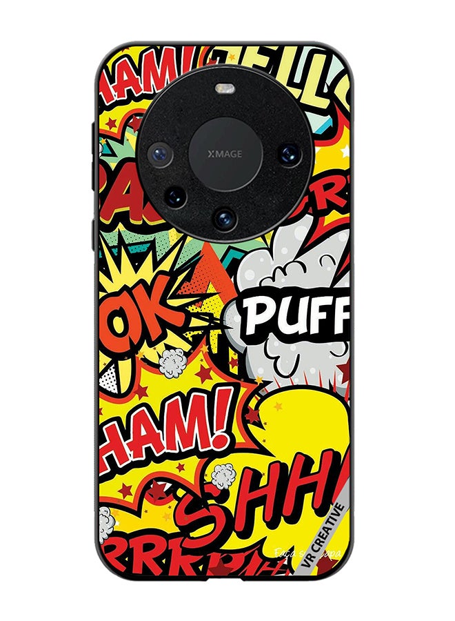 VR CREATIVE Protective Case Cover For Huawei Mate 60 Pro Plus Multibrand Stickers Design Multicolour - Image 1