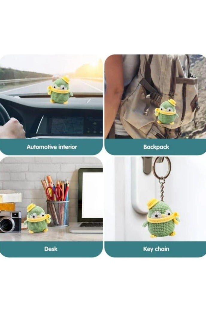 Arabest DIY Cartoon Doll, Material Package, Suit Manual, Crochet Material Package, Green - Image 5