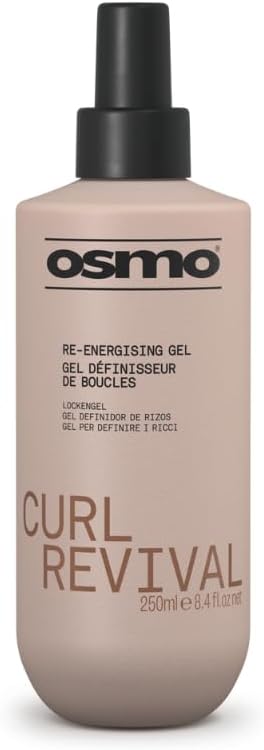 OSMO Curl Revival ReEnergising Gel Medium Hold Curl Definition Waterbased Styler Vegan 250ml