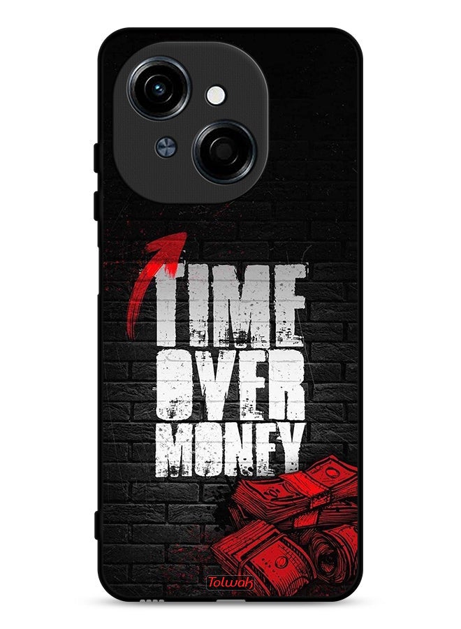 Tolwak Tecno Spark Go 1 4G Protective Case Cover Time Over Money - Image 1