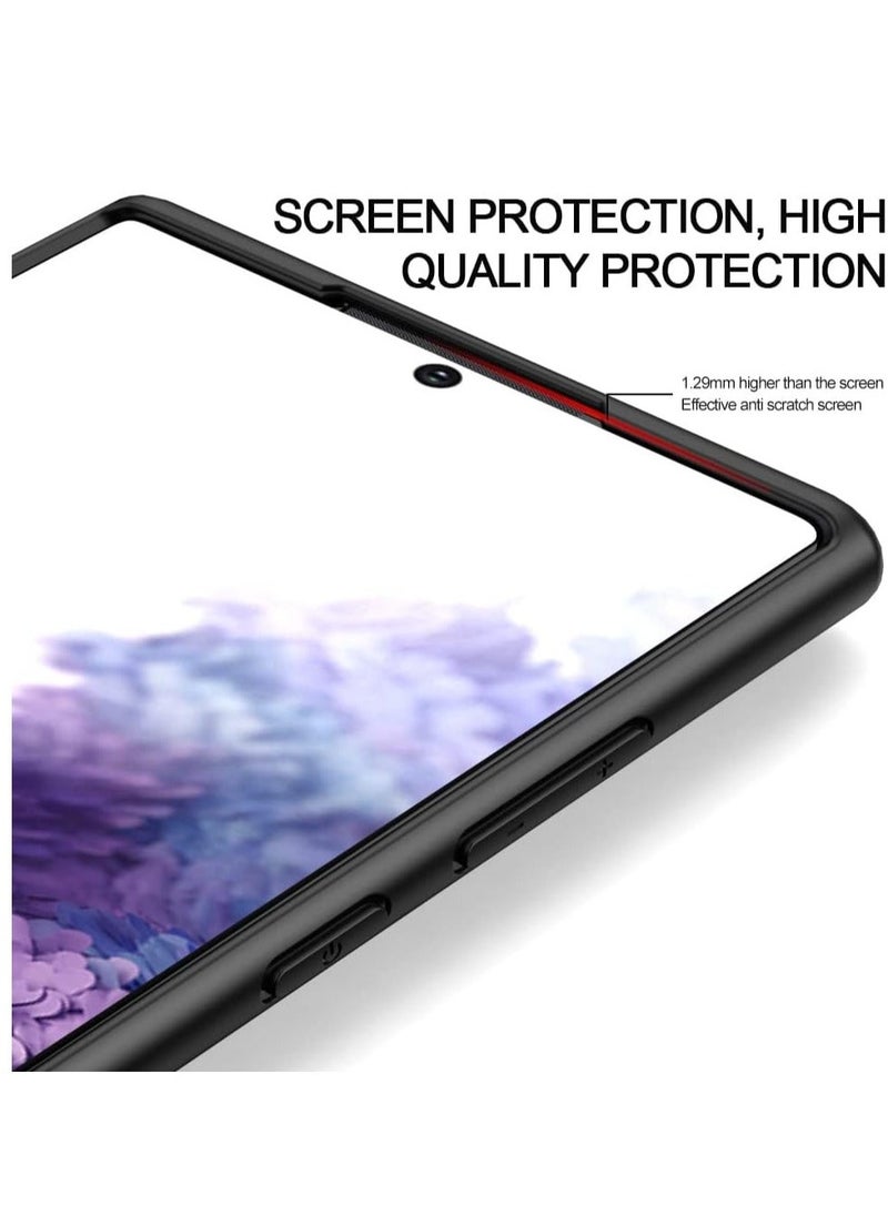 Raxoom Premium Matte TPU With Clear Hard PC Hybrid Phone Case for Samsung Galaxy S22 Ultra - Image 4