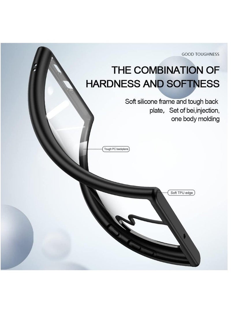 Raxoom Premium Matte TPU With Clear Hard PC Hybrid Phone Case for Samsung Galaxy S22 Ultra - Image 5